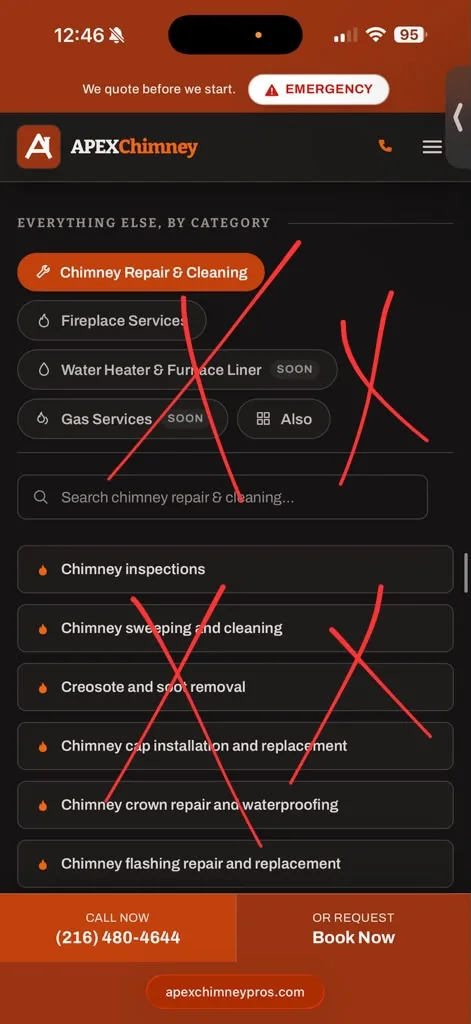 Fixed chimney good